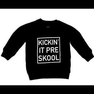 THE KICKIN IT PRESKOOL SWEATSHIRT size 5/6T